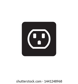 Socket Outlet Plug In Icon Vector Illustration 