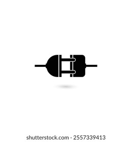 Socket plug, electric plug icon stock vector illustration, and, plug icon, cable plug icon