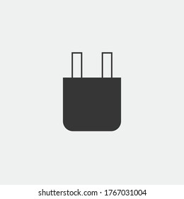 socket plug vector icon charger