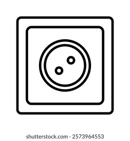 Socket set icon on white background