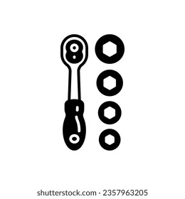 Socket Set icon in vector. Logotype