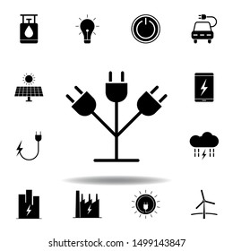 socket, sprout icon . Set of alternative energy illustrations icons. Can be used for web, logo, mobile app, UI, UX