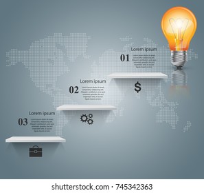 Socket, switch Business infographic Vector eps 10