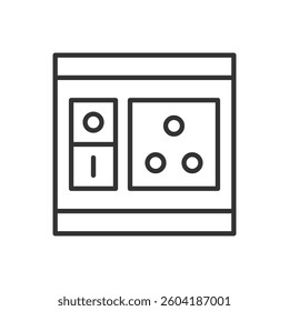 Socket Switch Icon Sign Symbol
