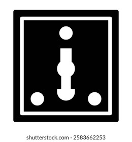 Socket Vector Glyph Icon Vector Design