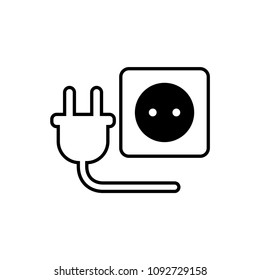 Socket vector icon
