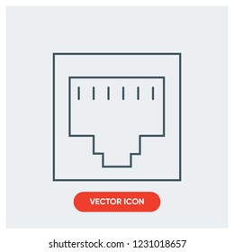 socket vector icon