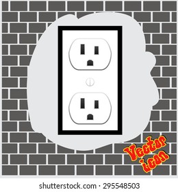 socket Vector icon