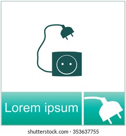 Socket Vector icon.