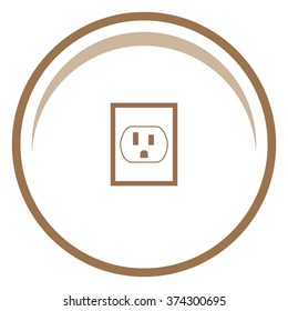 Socket Vector icon.