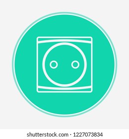 Socket vector icon sign symbol