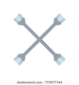 Socket wrench icon. Flat illustration of Socket wrench vector icon for web isolated on white background