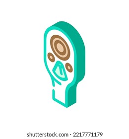 socket wrench isometric icon vector. socket wrench sign. isolated symbol illustration