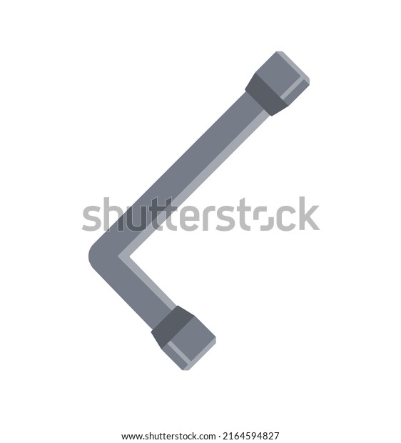 Socket\
wrench. Tool for car repair. Unscrewing\
parts.