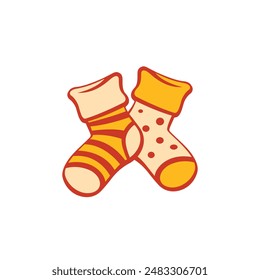 socks abstract logo modern style