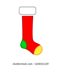 socks christmas vector decoration isolated element