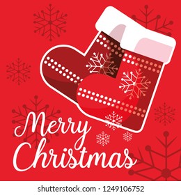 socks decoration of christmas icon