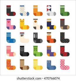 socks fashion vector illustration