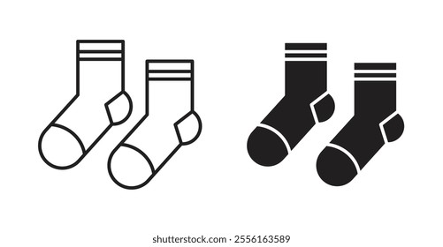Socks Filled flat icons set for apps and web ui designs.