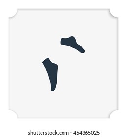 Socks flat illustration.