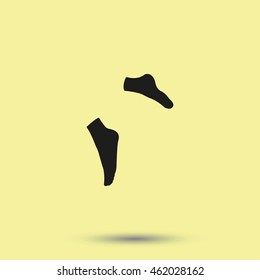 Socks flat illustration.