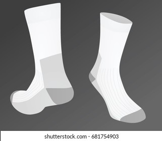 3,458 Blank sock template Images, Stock Photos & Vectors | Shutterstock