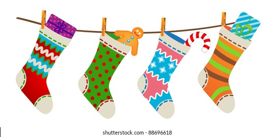 Socks with gifts