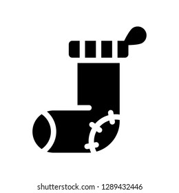 socks glyph icon 