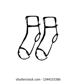  socks hand drawn doodle sketch 