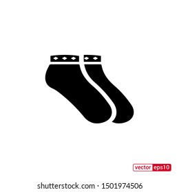 Socks icon. Christmas socks vector illustration. Simple illustration of sock vector icon for web, mobile and UI design.
