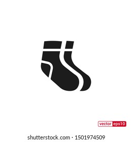 Socks icon. Christmas socks vector illustration. Simple illustration of sock vector icon for web, mobile and UI design.