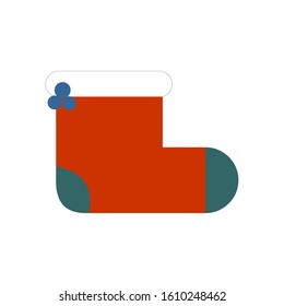 Socks icon. Christmas socks vector illustration