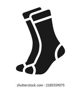 Socks icon. Christmas socks vector illustration