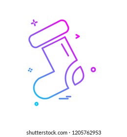 Socks icon design vector