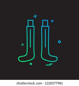 Socks icon design vector