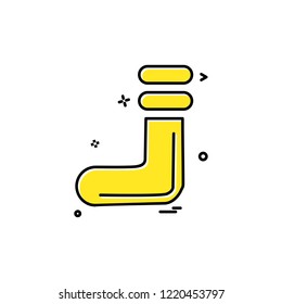 Socks icon design vector 
