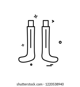 Socks icon design vector