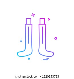 Socks icon design vector