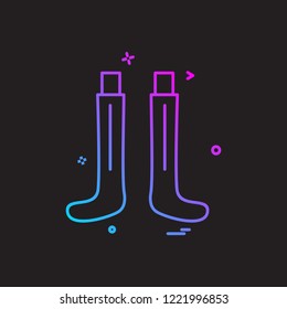 Socks icon design vector