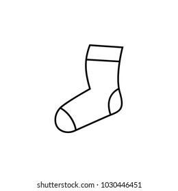 socks icon. Element of clothes icon. Premium quality graphic design. Signs,  symbols collection icon for websites, web design, mobile app on white background