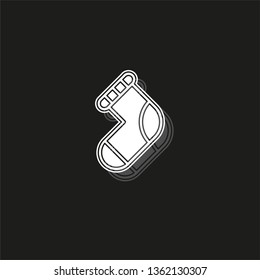 socks icon. Element of winter icon for mobile concept and web apps. Thin line socks icon can be used for web and mobile