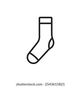 Socks icon Flat line illustration