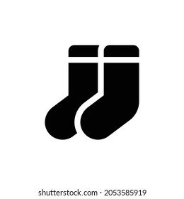 socks Icon. Flat style design isolated on white background. Vector illustration