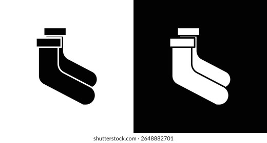 Socks icon of a flat style vector