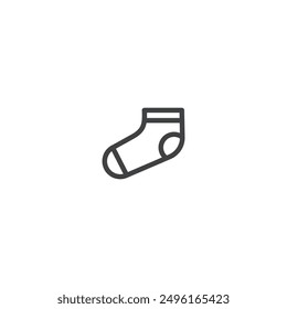 Socks icon flat vector design