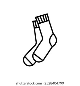 Socks icon. Footwear icon, Vector illustration