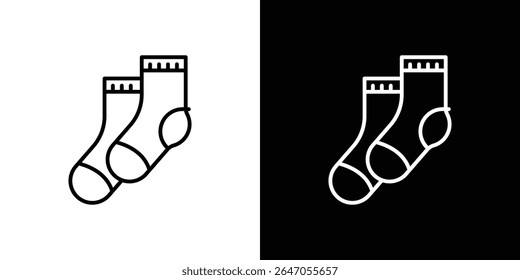 Socks icon. Graphic Design vector icon. Ui Ux Icons