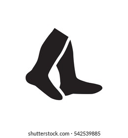 socks icon illustration isolated vector sign symbol