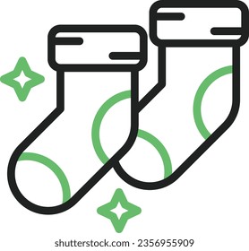 Socks Icon image. Suitable for mobile application.