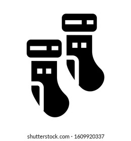 socks icon isolated sign symbol vector illustration - high quality black style vector icons
